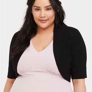 Torrid black knit shrug 4x